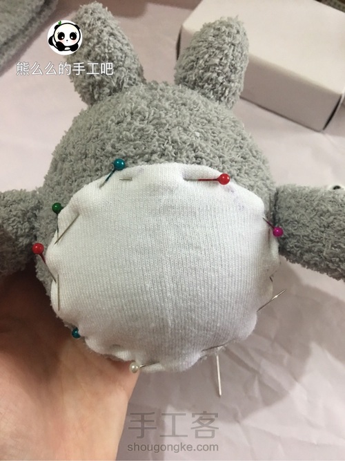 袜子娃娃之龙猫 第11步