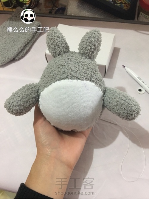 袜子娃娃之龙猫 第12步