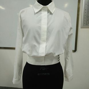 简单百搭短款女衬衣