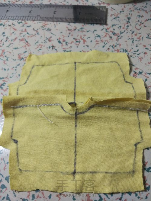 娃娃休闲装 第3步
