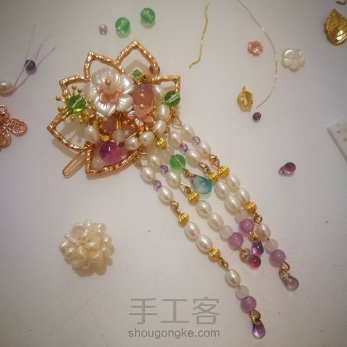 如何做一个有福气的发夹 第13步