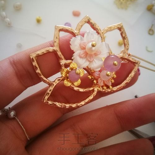 如何做一个有福气的发夹 第7步