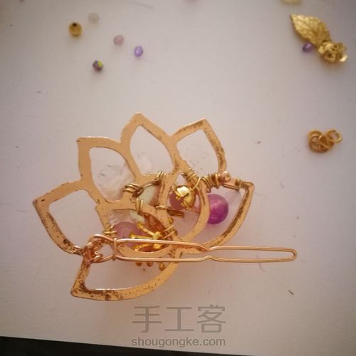 如何做一个有福气的发夹 第8步