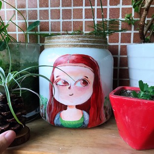 《 蓝胖子奶粉罐变身记》