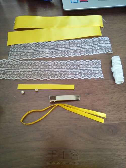 洛丽塔简易蝴蝶结教程 第1步