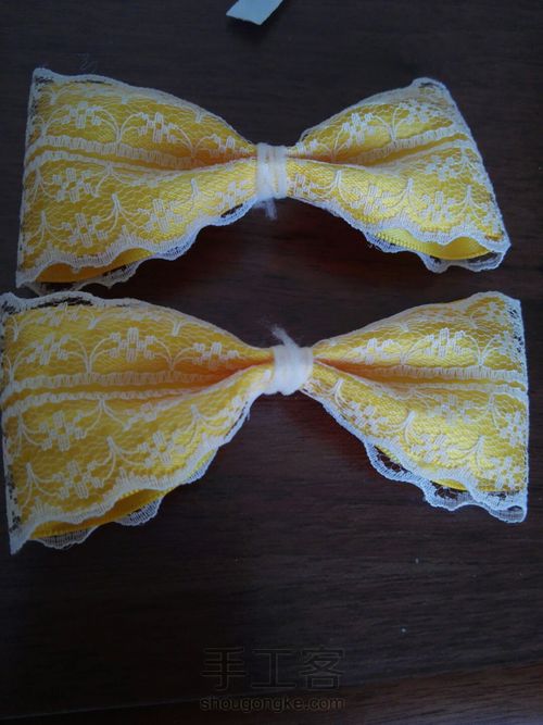 洛丽塔简易蝴蝶结教程 第7步
