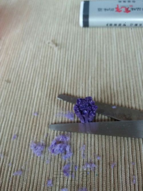 烧花之双层紫菊（附花心做法） 第3步