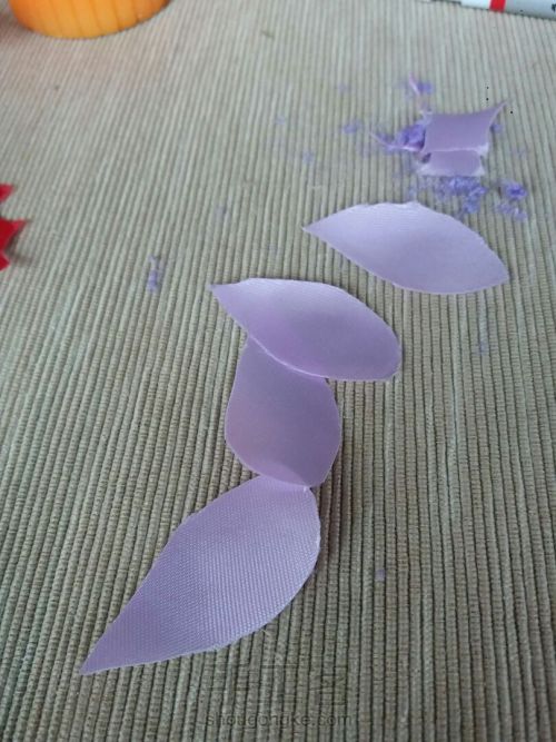 烧花之双层紫菊（附花心做法） 第4步