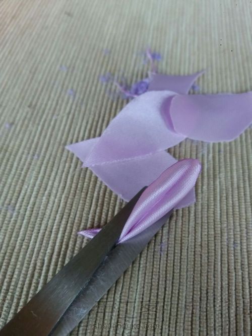 烧花之双层紫菊（附花心做法） 第6步
