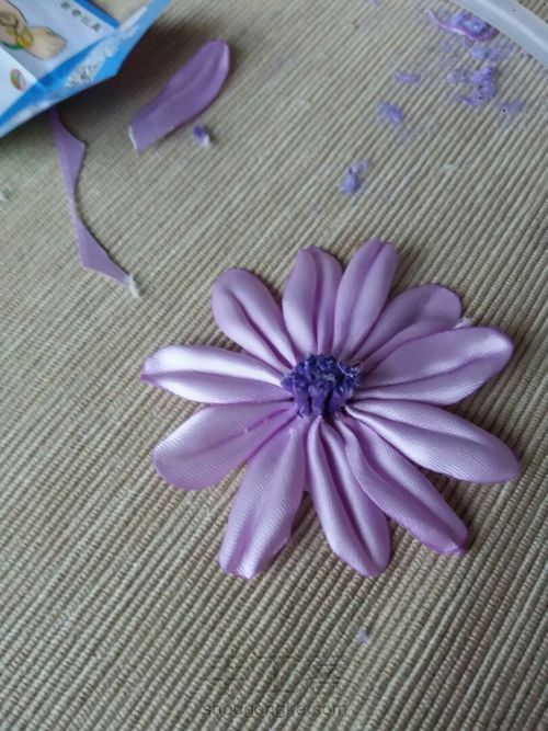 烧花之双层紫菊（附花心做法） 第9步