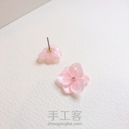 超简单日系永生花饰品 夏天的味道 第11步