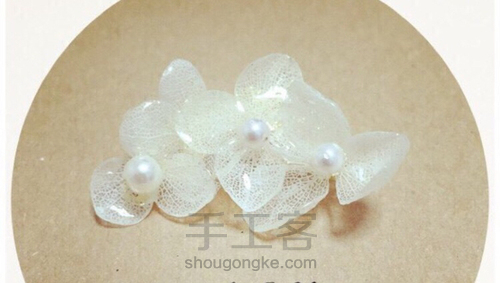 超简单日系永生花饰品 夏天的味道 第12步