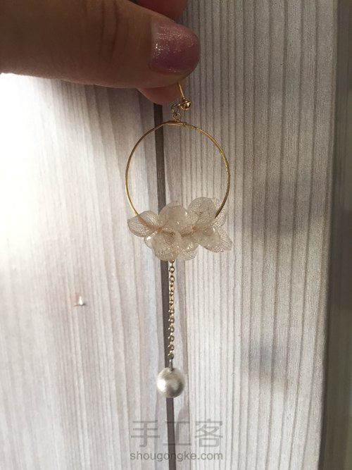 超简单日系永生花饰品 夏天的味道 第10步