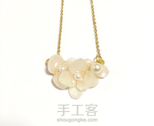 超简单日系永生花饰品 夏天的味道 第13步