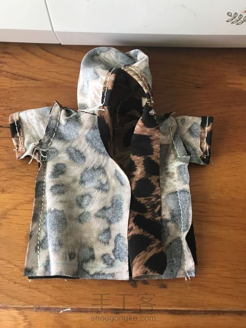 六分娃卫衣短裤运动套装 第22步