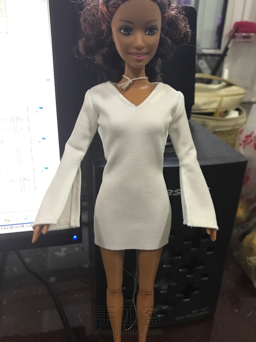 芭比紧身连衣裙 第12步