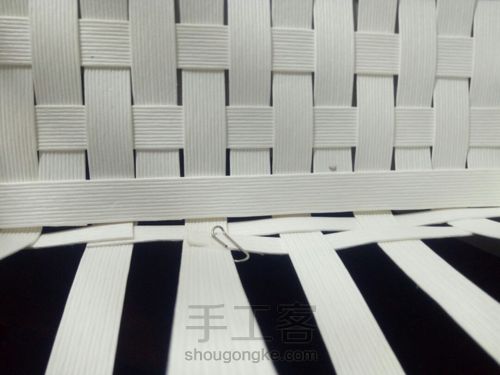 纸藤编织小清新收纳盒 第19步