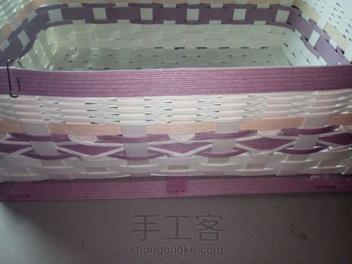 纸藤编织小清新收纳盒 第50步