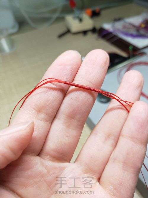 金刚结扣眼的做法 第3步
