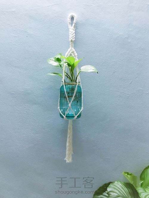 岂止手作/花盆挂毯教程 第12步