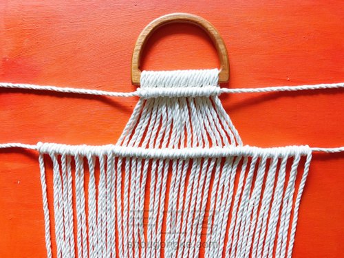 岂止手作/Macrame复古包 第3步