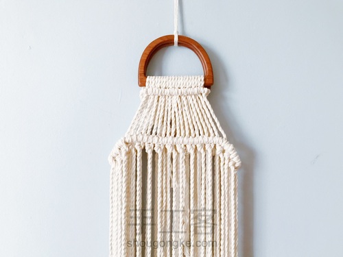 岂止手作/Macrame复古包 第6步