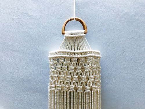 岂止手作/Macrame复古包 第11步