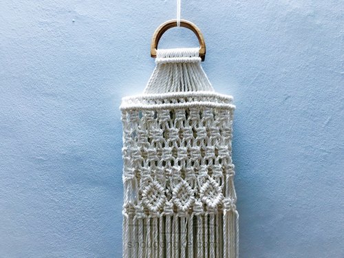 岂止手作/Macrame复古包 第12步