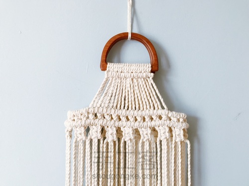 岂止手作/Macrame复古包 第10步