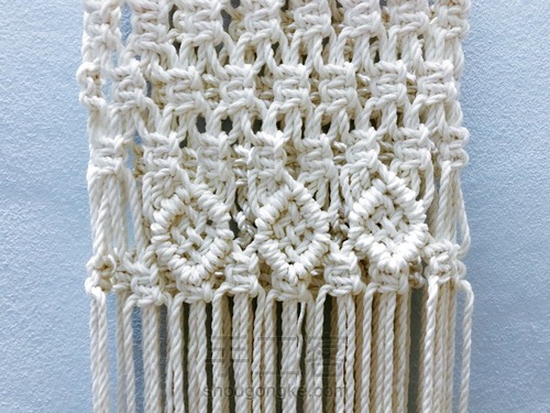 岂止手作/Macrame复古包 第13步