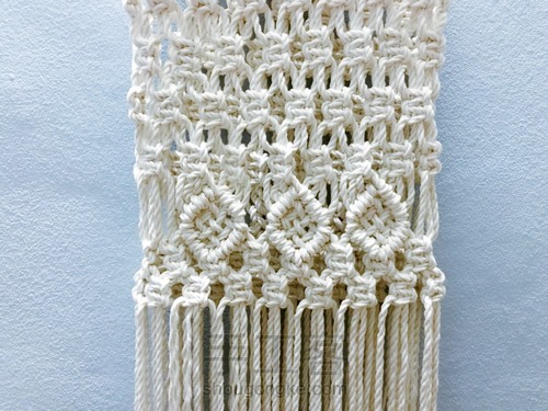 岂止手作/Macrame复古包 第14步