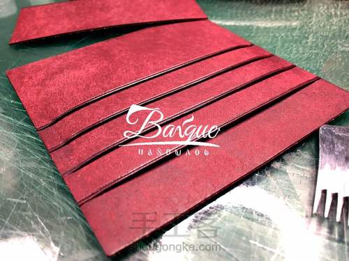 精细植鞣短钱夹制作基础 第9步