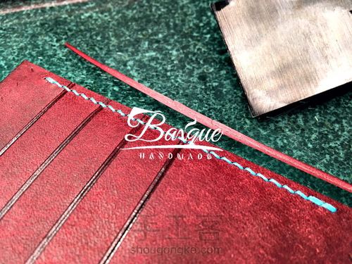 精细植鞣短钱夹制作基础 第13步