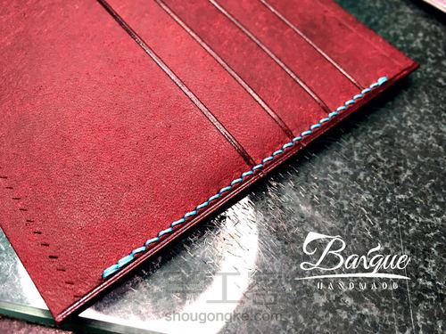 精细植鞣短钱夹制作基础 第15步