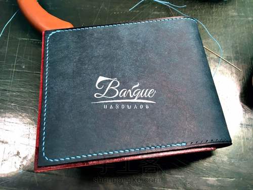 精细植鞣短钱夹制作基础 第26步