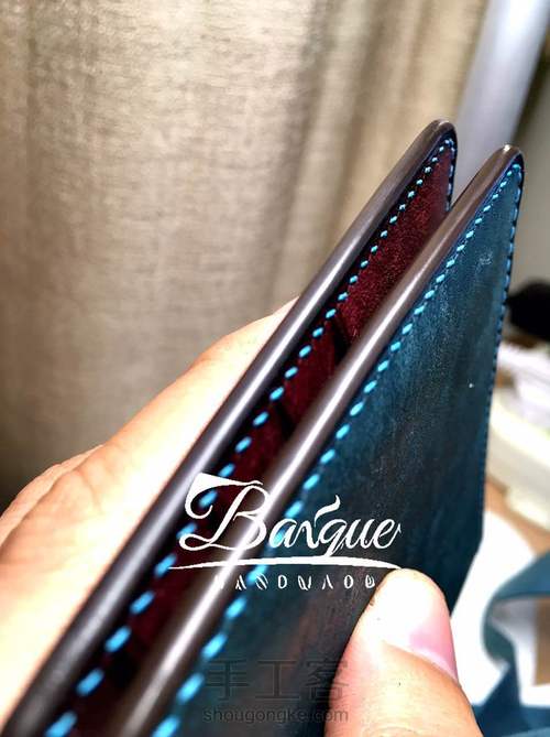 精细植鞣短钱夹制作基础 第29步