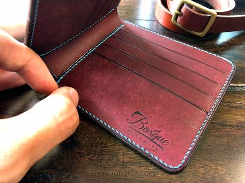 精细植鞣短钱夹制作基础 第30步