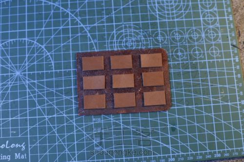 手工巧克力皮制卡包 第6步
