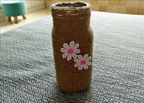 麻绳花瓶 第4步