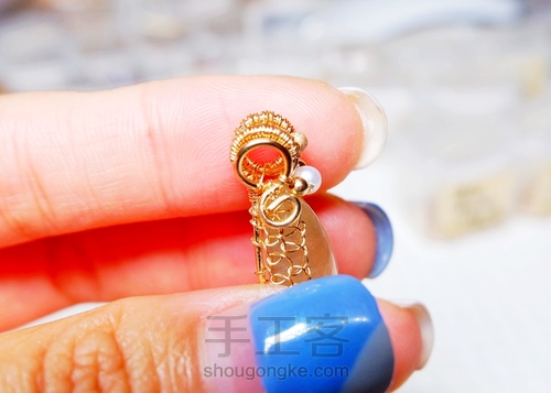 【原创】Nun葡萄石绕线项链 第27步