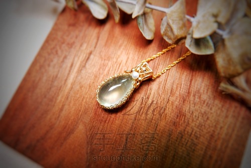 【原创】Nun葡萄石绕线项链 第29步