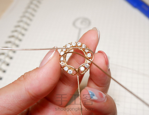 免费教程|魔法棒胸针【20200515】 第5步