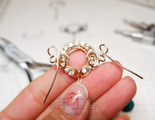 免费教程|魔法棒胸针【20200515】 第12步