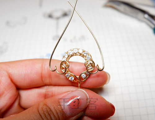 免费教程|魔法棒胸针【20200515】 第11步