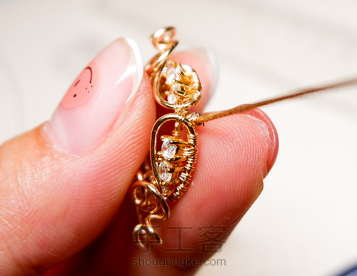 免费教程|魔法棒胸针【20200515】 第18步