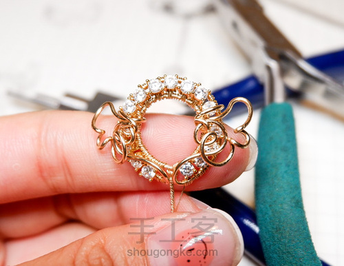 免费教程|魔法棒胸针【20200515】 第17步