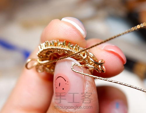 免费教程|魔法棒胸针【20200515】 第25步