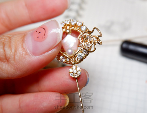 免费教程|魔法棒胸针【20200515】 第30步