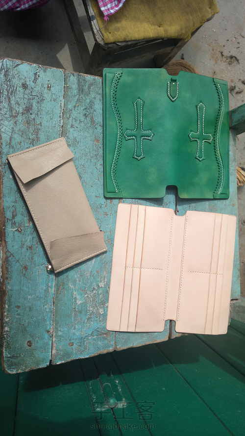 绿色拉链钱包 第5步