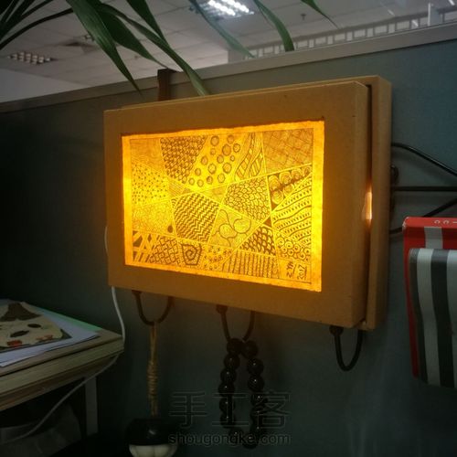 废纸盒的灯 第9步